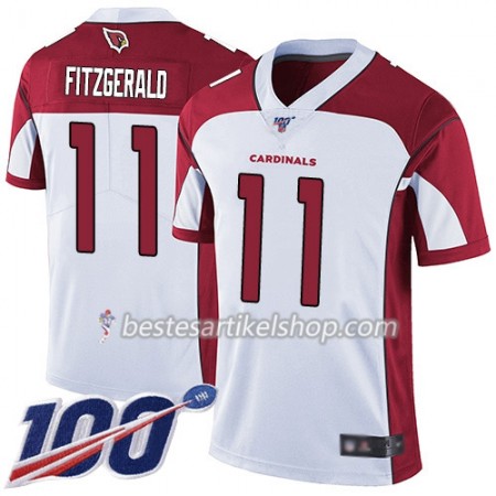 Herren Arizona Cardinals Trikot Larry Fitzgerald 11 Nike Weiß 100th